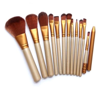 12 Make-up-Pinsel-Sets Eisenbox