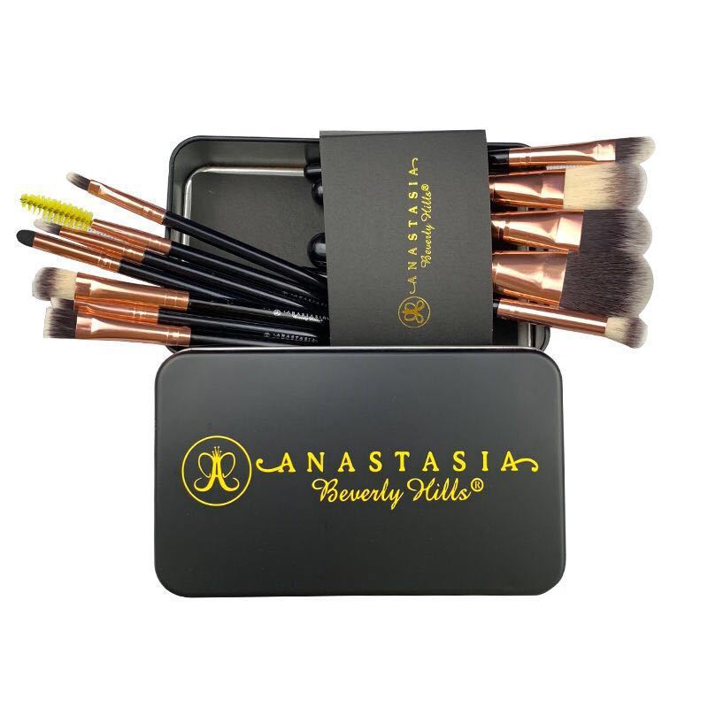 Make-up-Pinsel, Rougepinsel, Lidschatten, Lippenpinsel, Pinselset