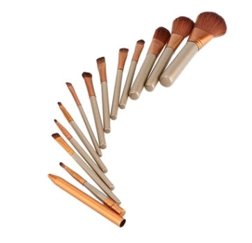 12 Make-up-Pinsel-Sets Eisenbox