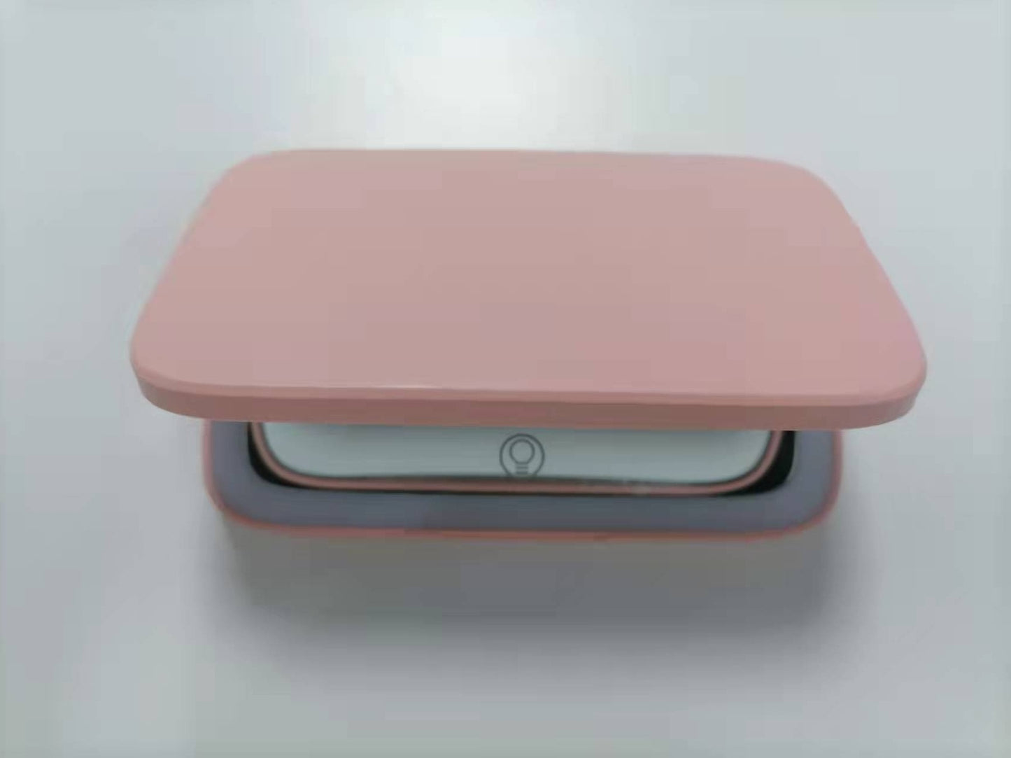 Tragbarer LED-Schminkspiegel, leuchtender Spiegel, doppelseitig, mit Licht, LED-Schminkspiegel mit Licht