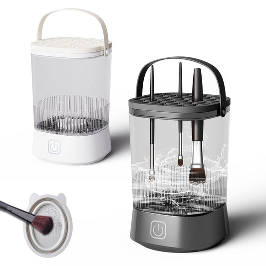 Sponges And Elektrischer Make-up-Pinselreiniger – 9000 U/min Make-up-Pinsel-Reinigungsmaschine, wasserdichter